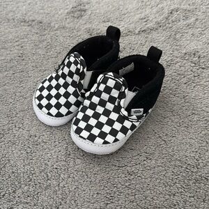 Vans Black and White Checkered Sneakers